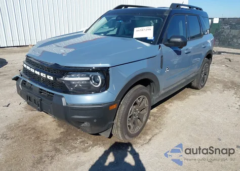 2025 Ford Bronco Sport Outer Banks z USA, uszkodzony, nr VIN 3FMCR9CN5SRE97382